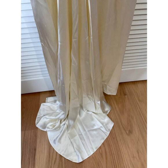 Reformation Else Ivory Silk Wedding Dress Size 6 - Picture 9 of 9